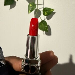 Dior Vibrant Red Lipstick 999 Satin